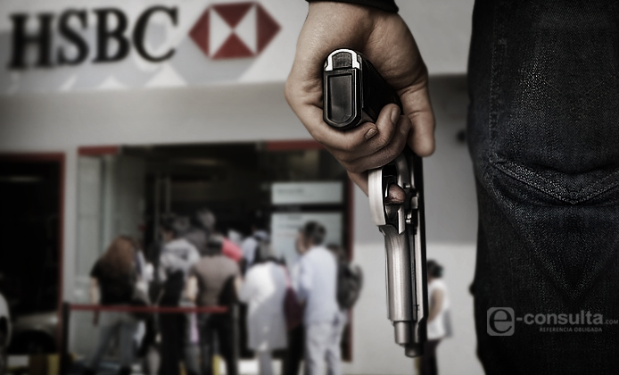 Solitario ladrón roba 100 mil pesos en HSBC de Teziutlán 