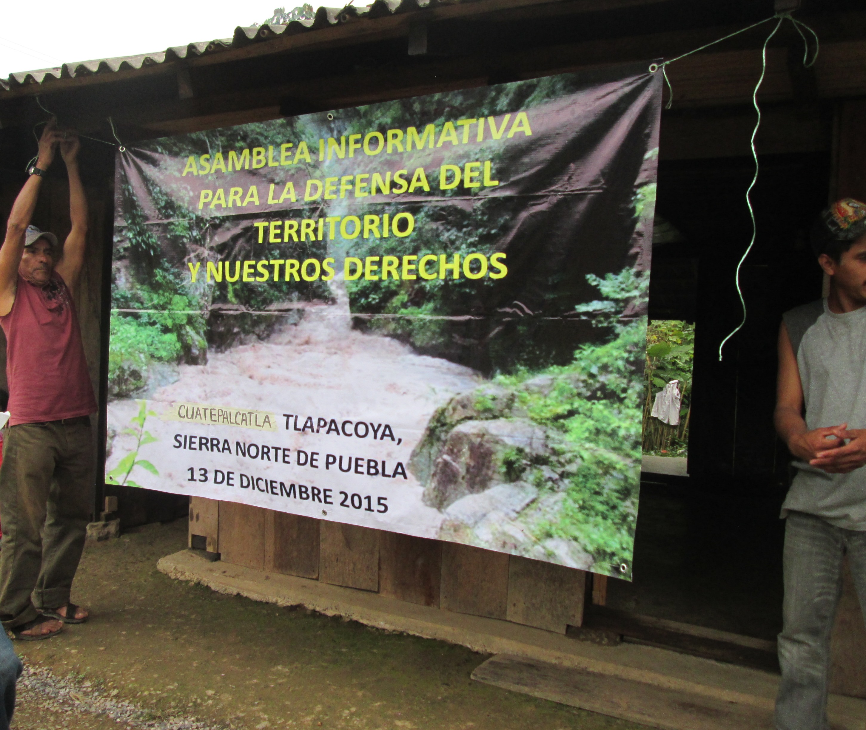 Reiteran rechazo a hidroeléctrica Puebla 1 en Tlapacoya
