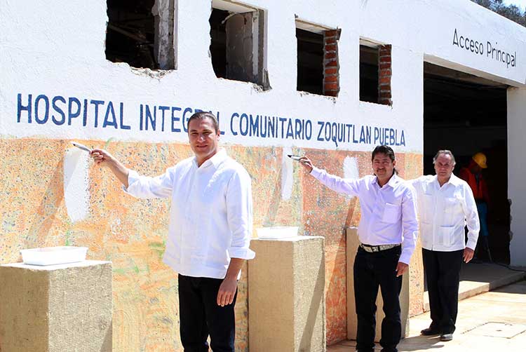 Inicia RMV rehabilitación y ampliación del Hospital Integral de Zoquitlán
