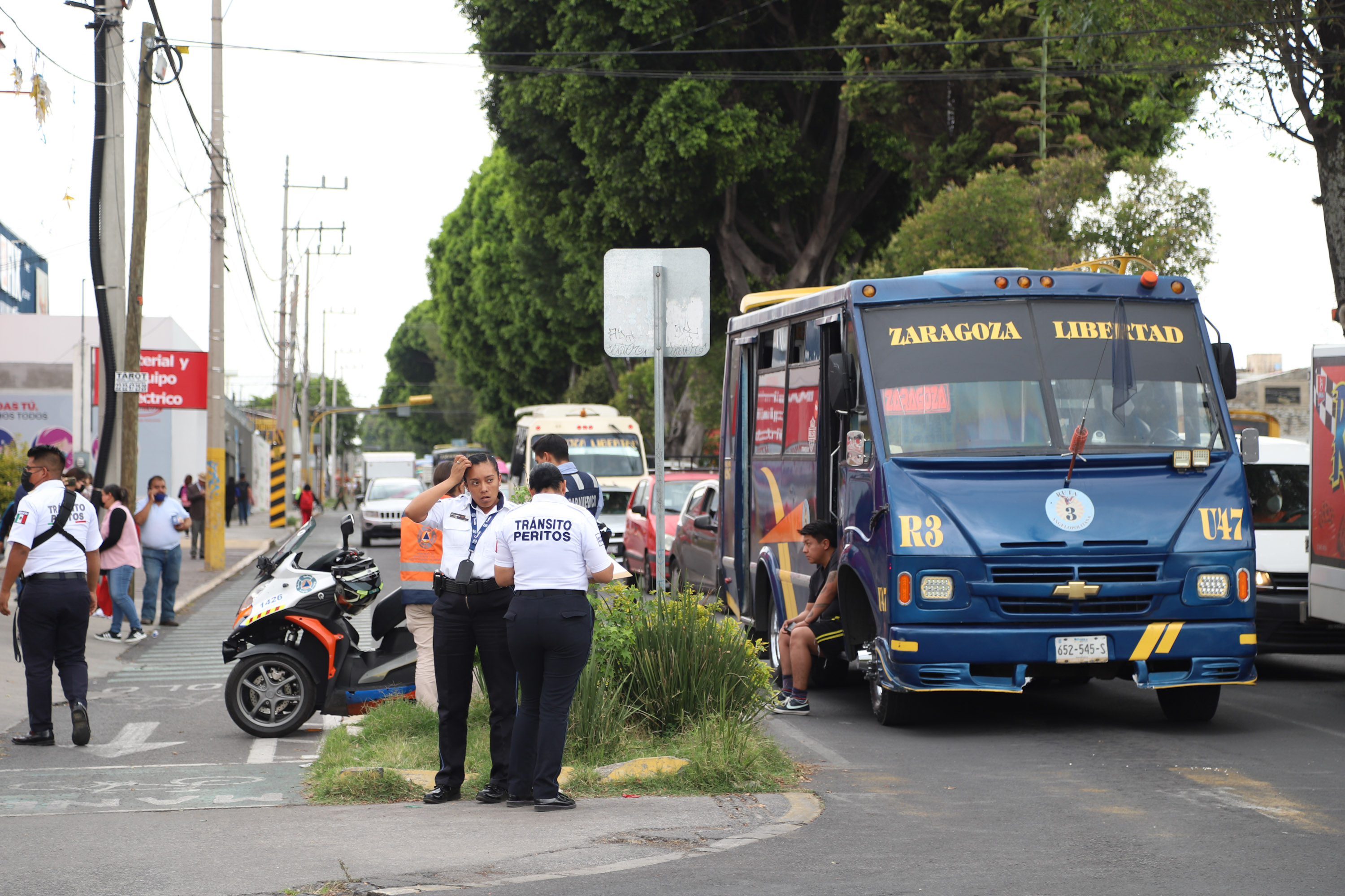 En Puebla, concesiones de transporte público involucradas en accidentes son canceladas: MBH