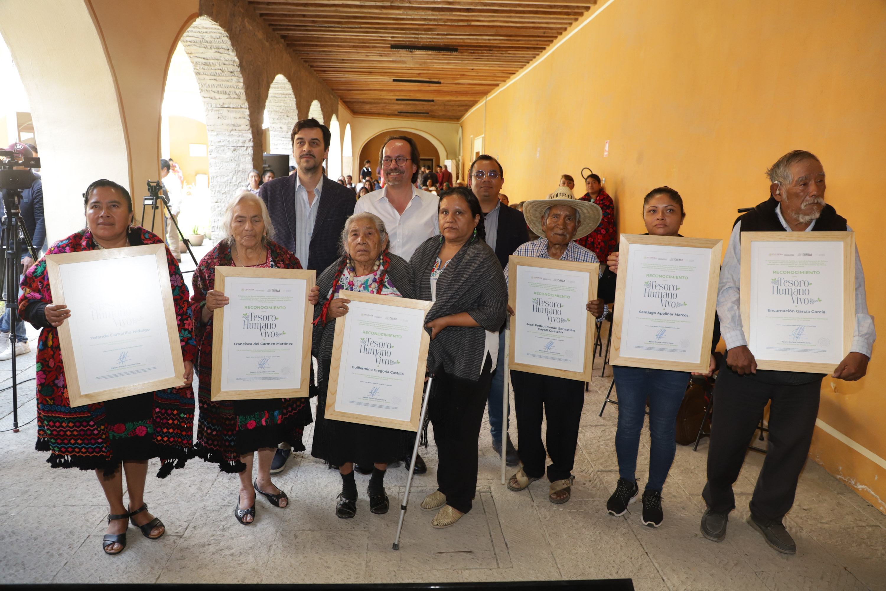 Cultura entrega reconocimientos de la convocatoria Tesoros Humanos Vivos