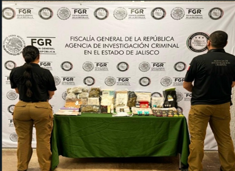 Hallan tras pitazo envíos de cocaína y marihuana desde Guadalajara