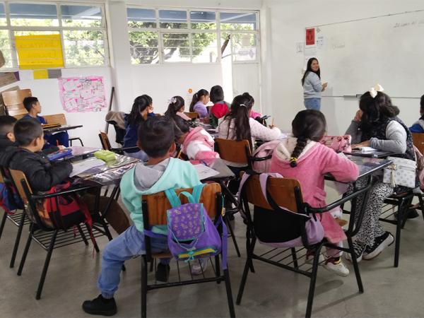 Brindan estudiantes del IEDEP apoyo psicopedagógico en San Nicolás de los Ranchos