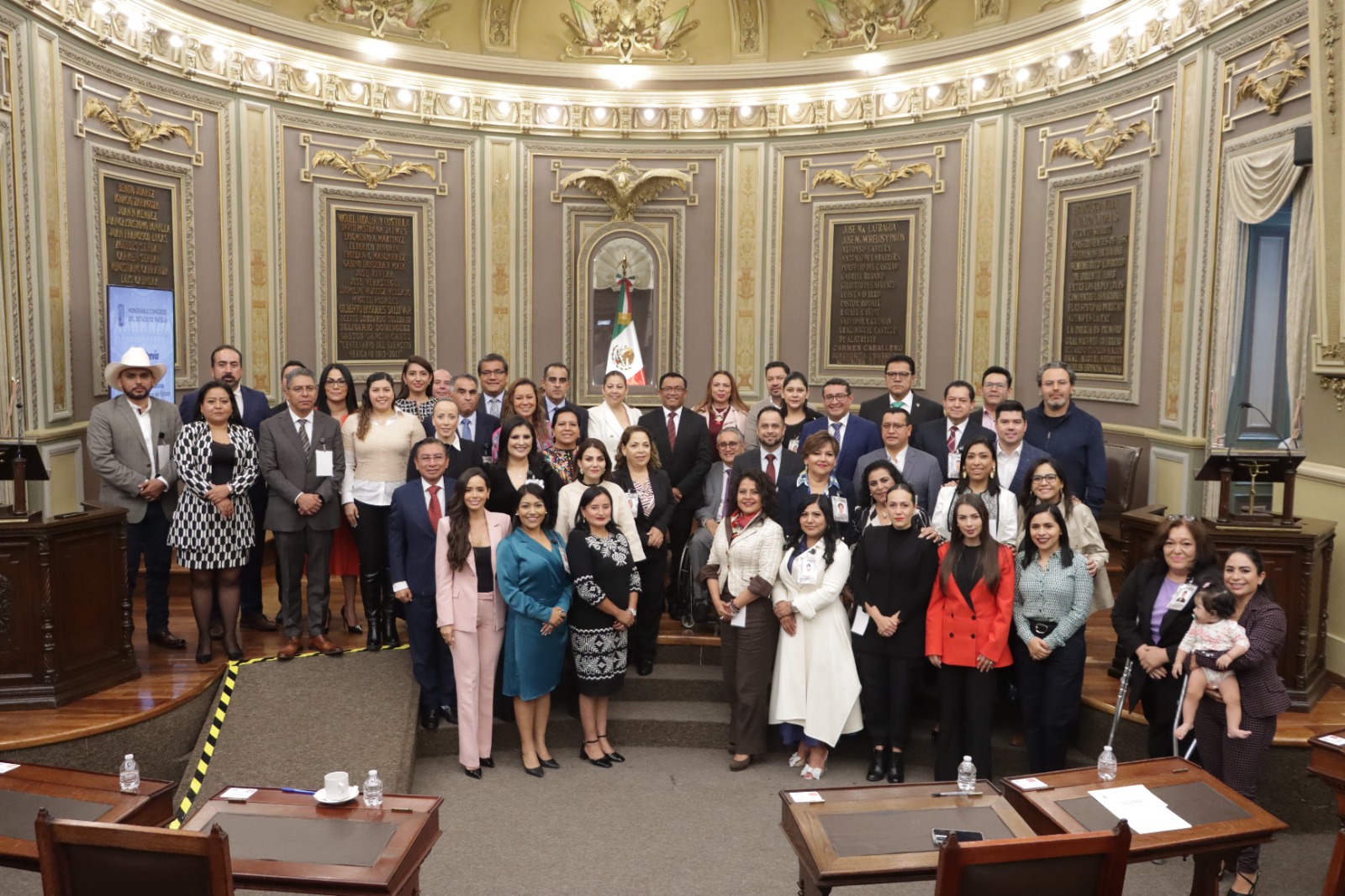 Designan Mesa Directiva de la LXII Legislatura en Puebla