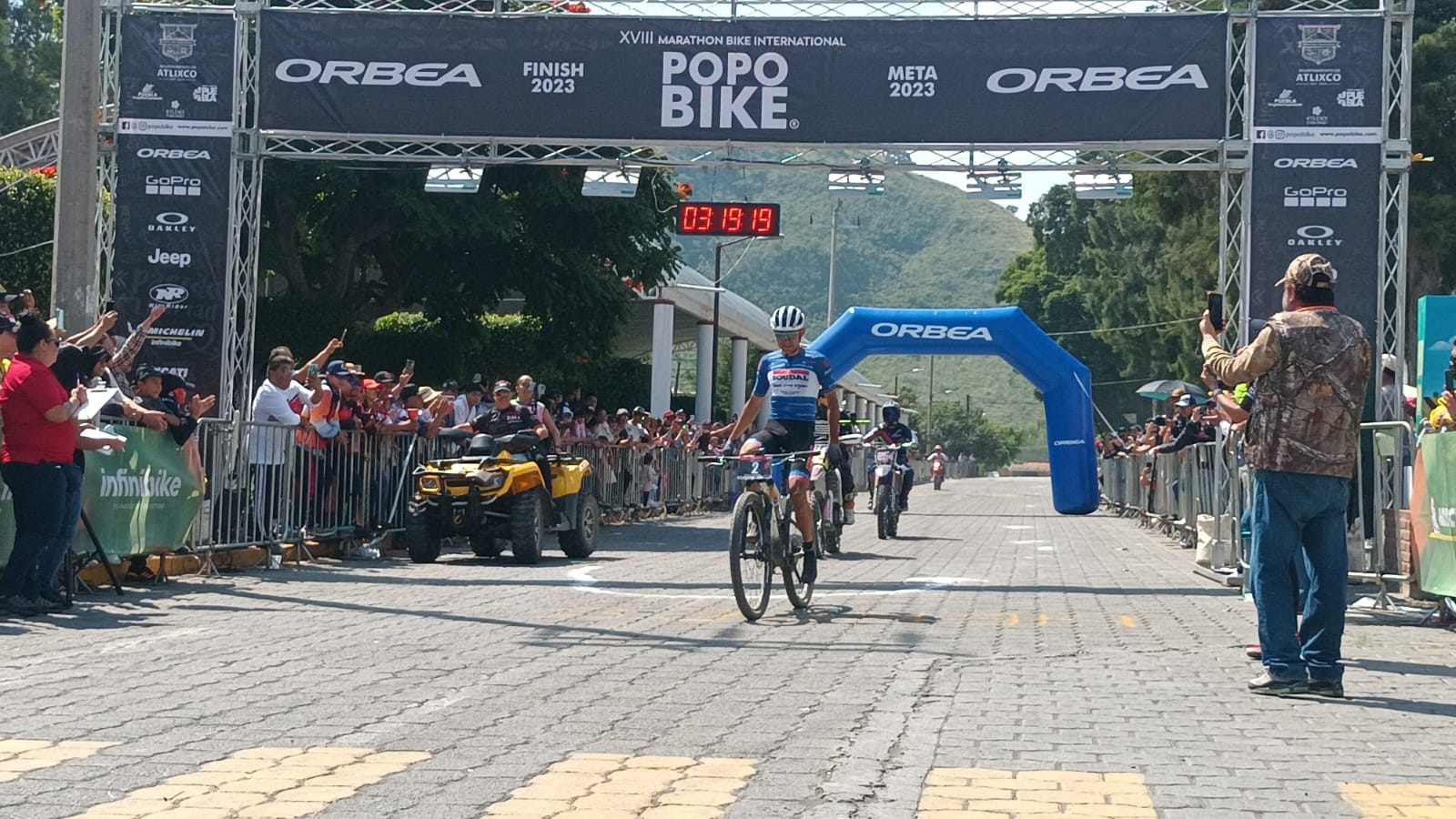 Leo Páez, siete veces campeón de la Popo Bike