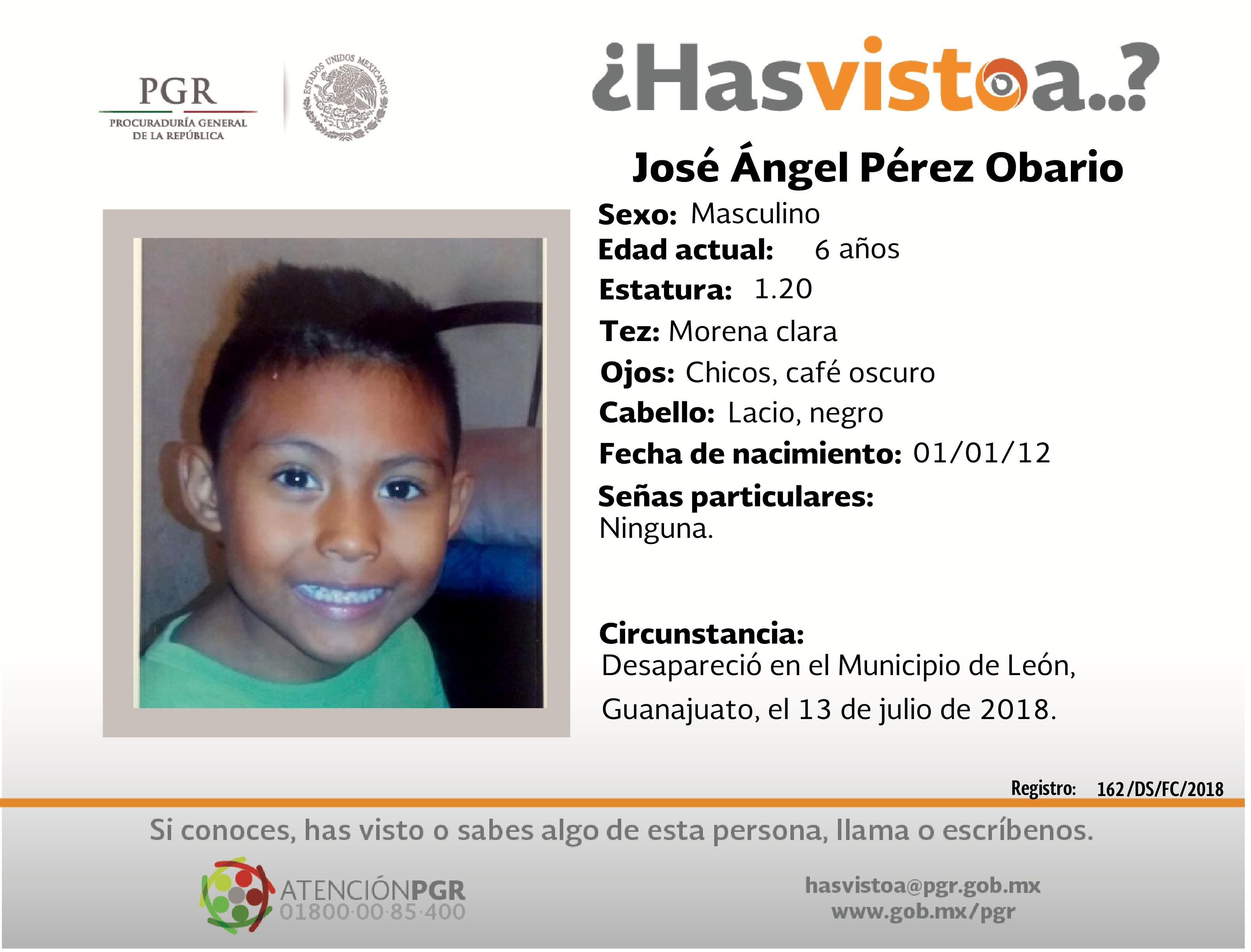 #SeBusca Ayúdanos a localizar a José Ángel Pérez