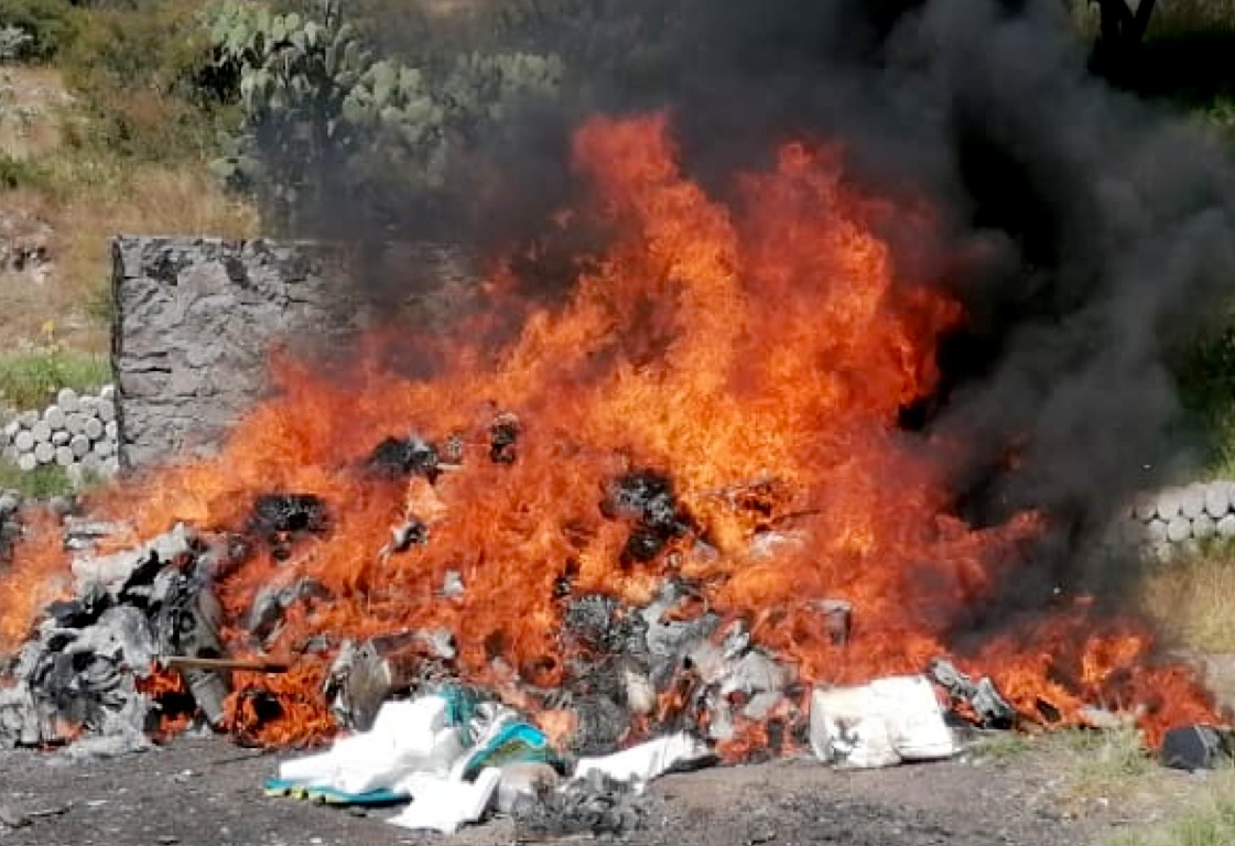 FGR destruye más de cinco toneladas de narcóticos en el cierre de 2024