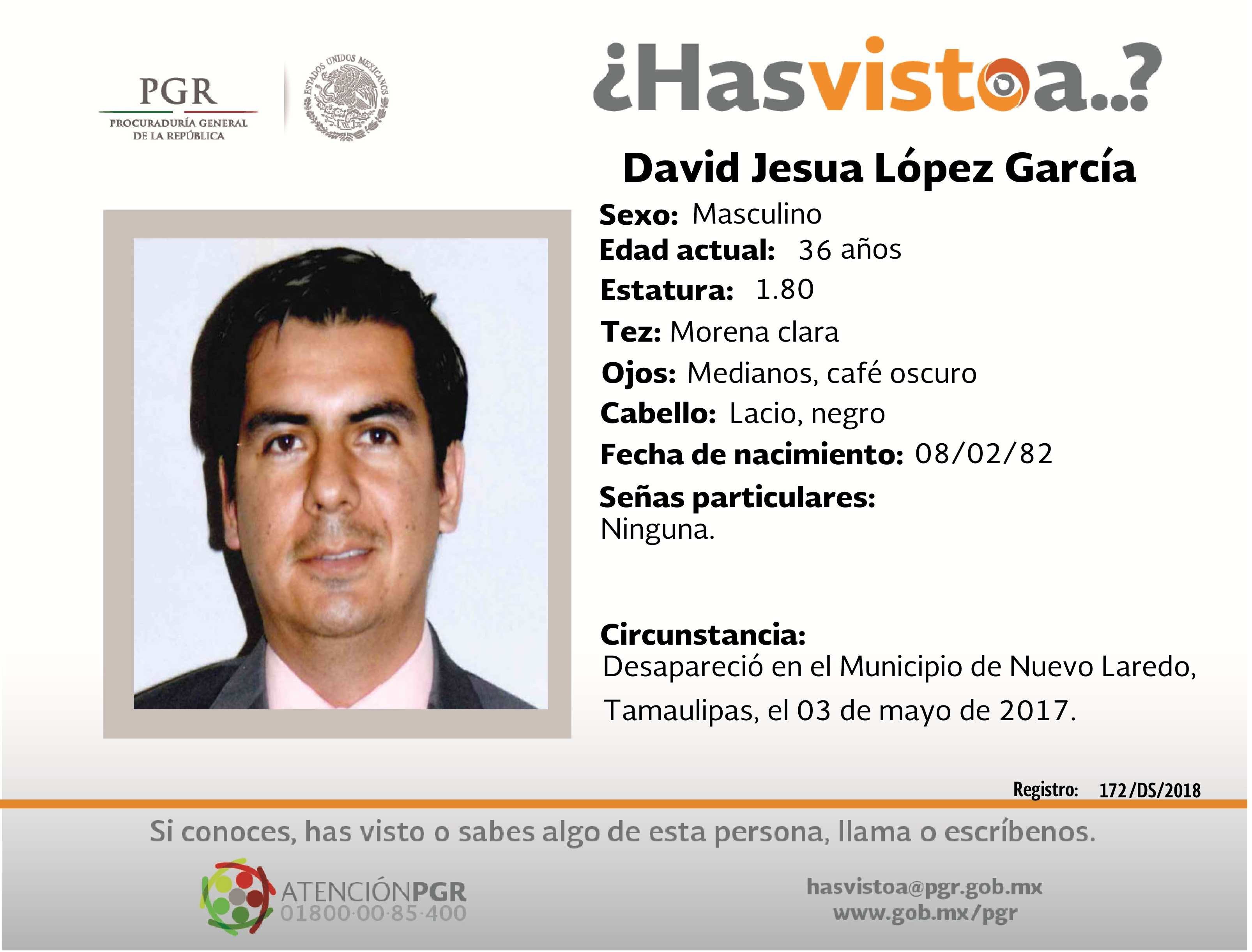 #SeBusca Ayúdanos a localizar a David