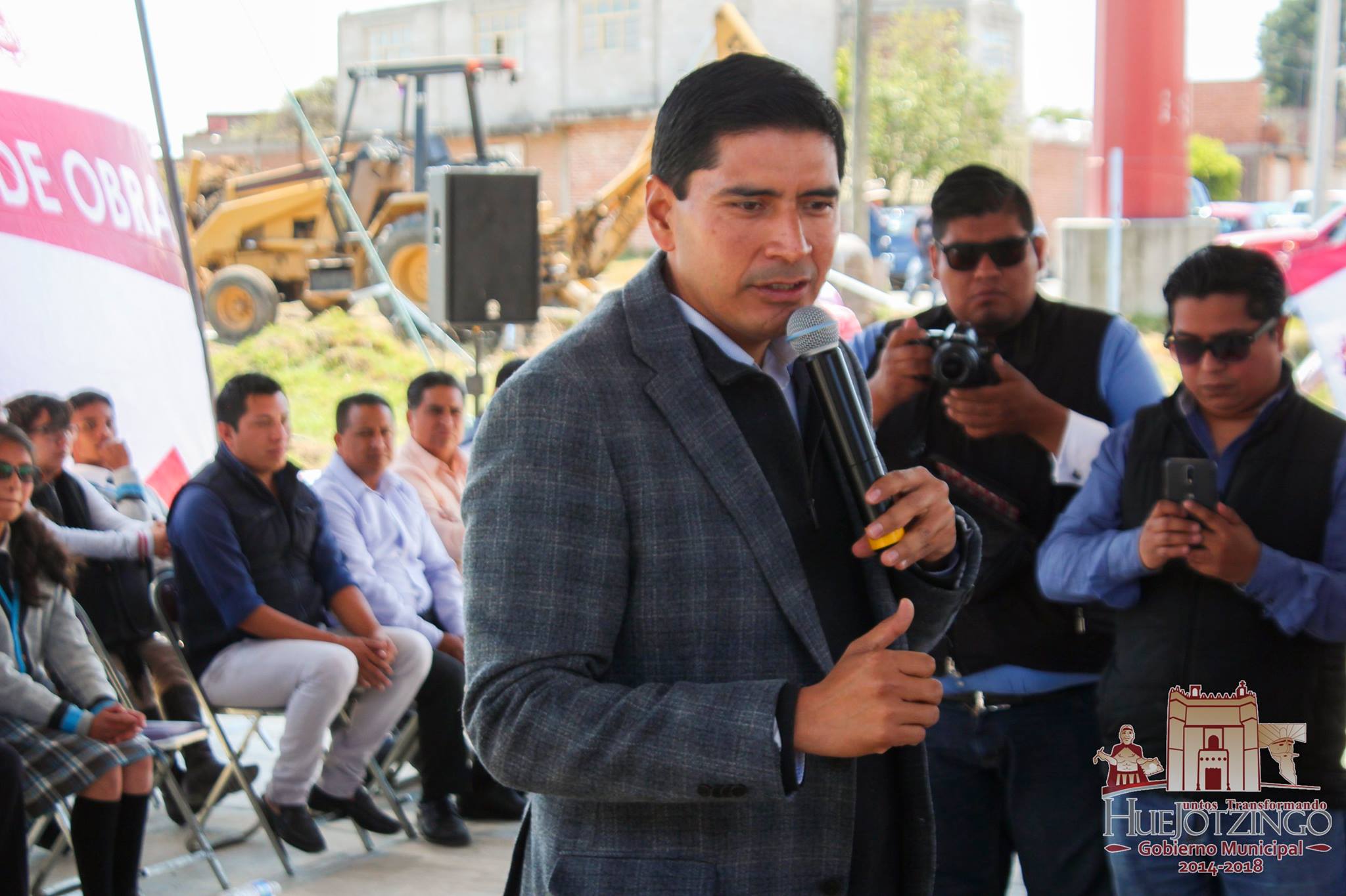 Alcalde arranca construcción de escuela primaria en Huejotzingo