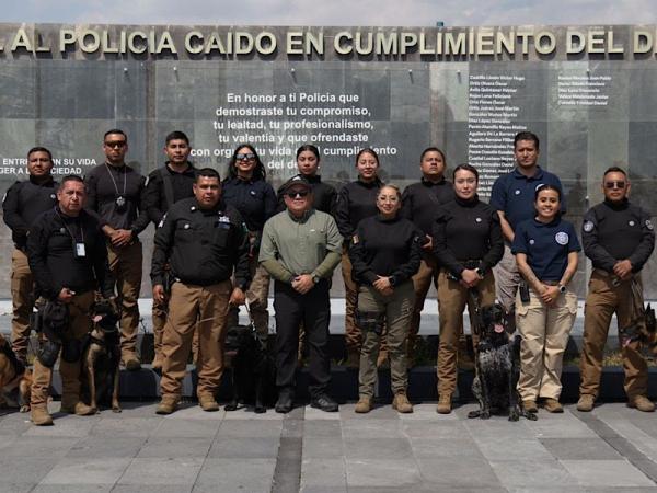 Realiza SSP Segundo Encuentro de Unidades Caninas