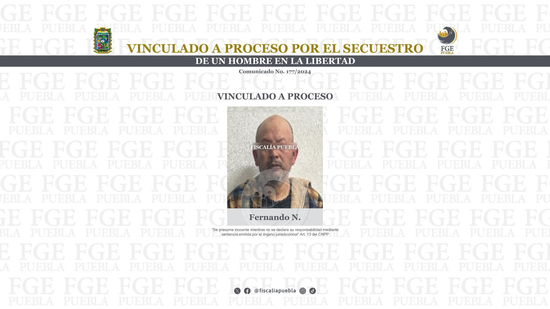 Vinculado a proceso a Fernando; levantó a un hombre en La Libertad