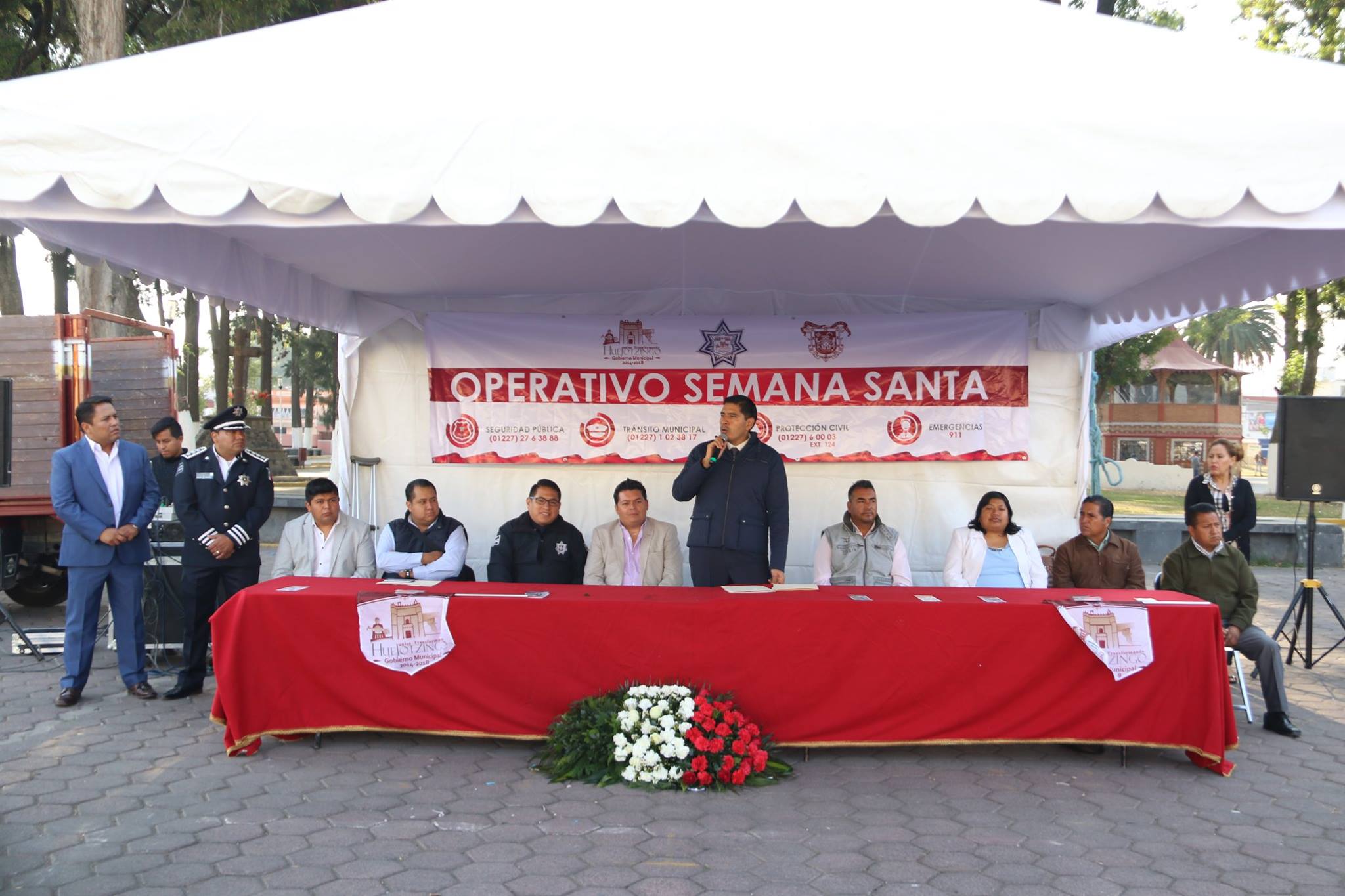 Huejotzingo inicia operativo por vacaciones de Semana Santa