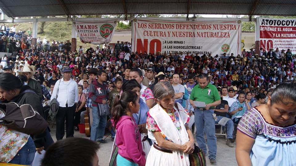 Se unen comunidades contra hidroeléctricas en Apulco