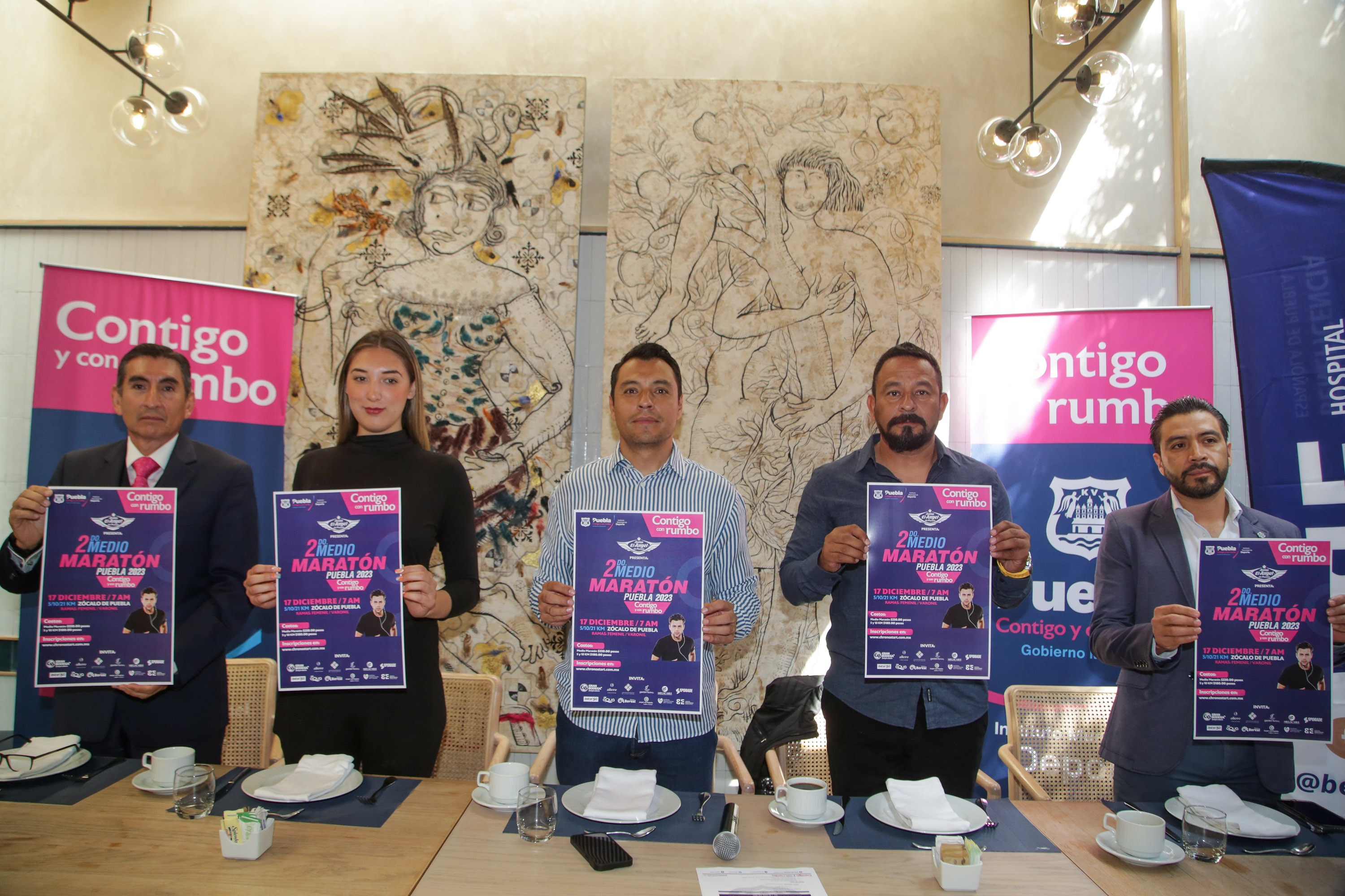 VIDEO Presentan Segundo Medio Maratón Puebla 2023