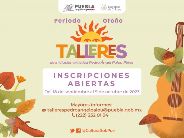 Comienza gobierno estatal inscripciones para talleres artísticos de otoño