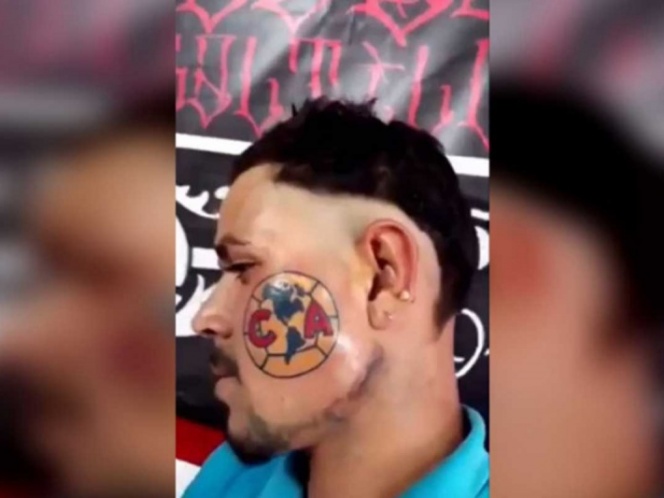 Fue la burla al tatuarse el logo del América FC