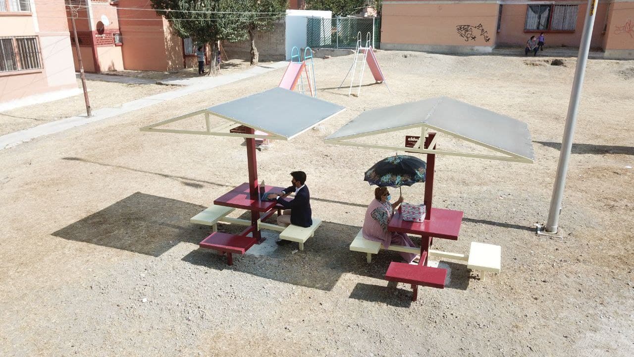 Entregan 9 módulos de trabajo comunitario en periferia de Puebla