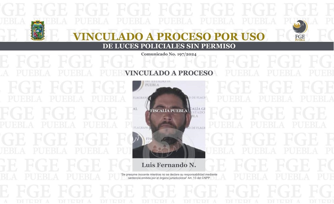 Procesan a Luis Fernando por uso de luces policiales sin autorización