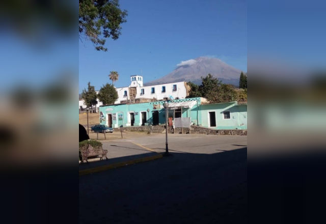 Calma en Tochimilco tras intensa actividad del Popocatépetl