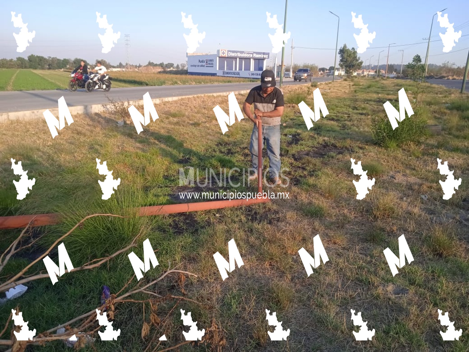 El robo de cable afecta líneas de alumbrado público en Texmelucan