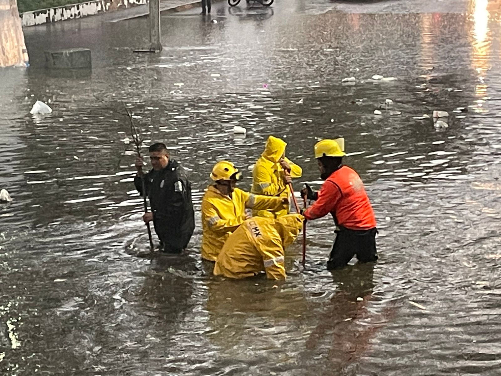 CDMX activa Alerta Naranja por fuertes lluvias y granizo en 11 alcaldías