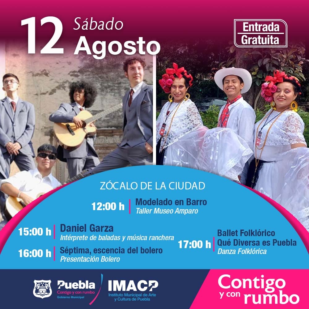 En Puebla capital hay música, danza, exposiciones y talleres