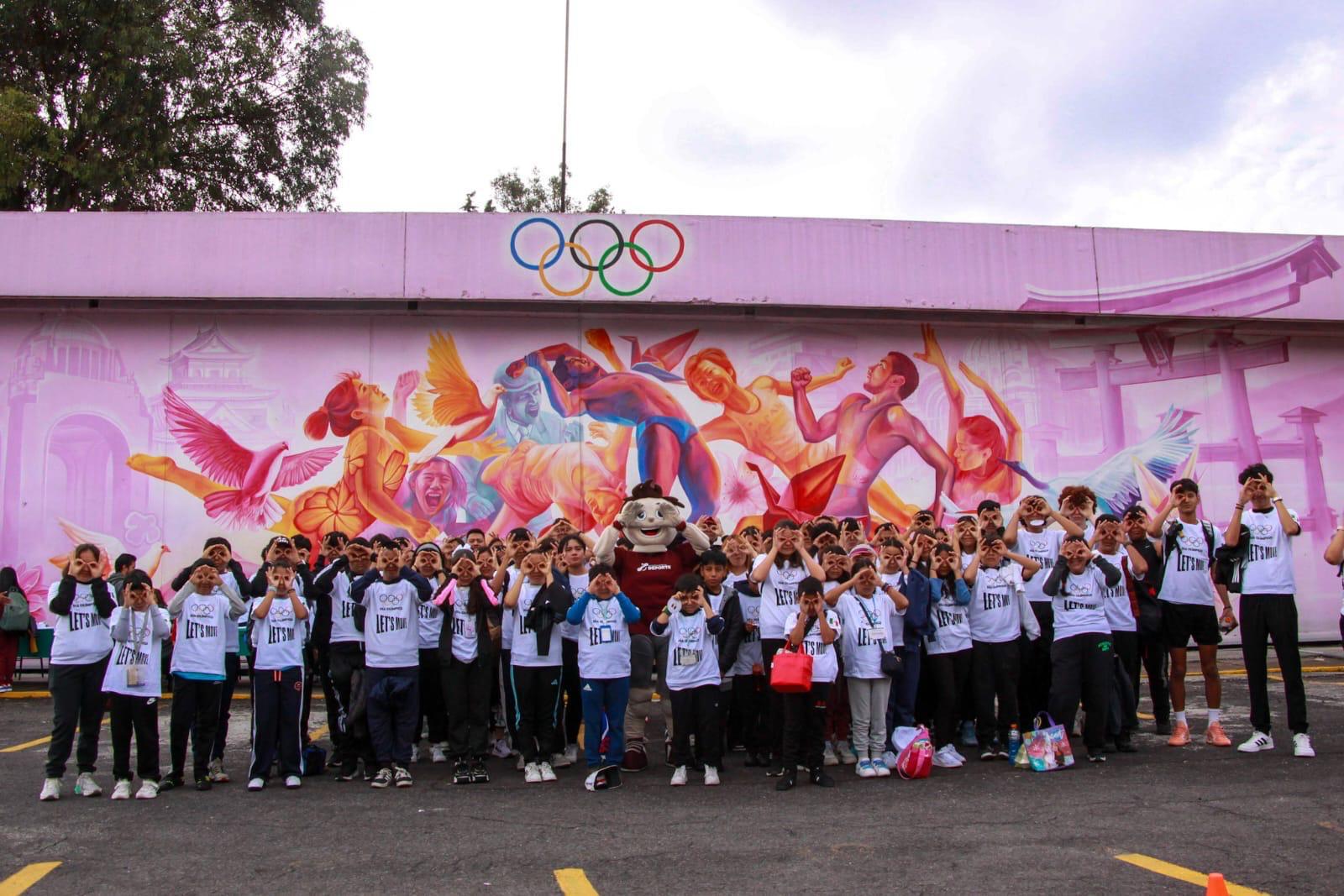 Participaron estudiantes de las escuelas de iniciación del IMDP en actividades del Comité Olímpico 