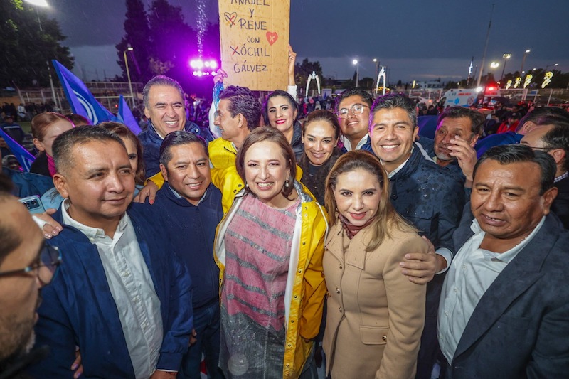 Xóchitl Gálvez promete seguridad en Puebla; no me temblará la mano para aplicar la ley, dijo
