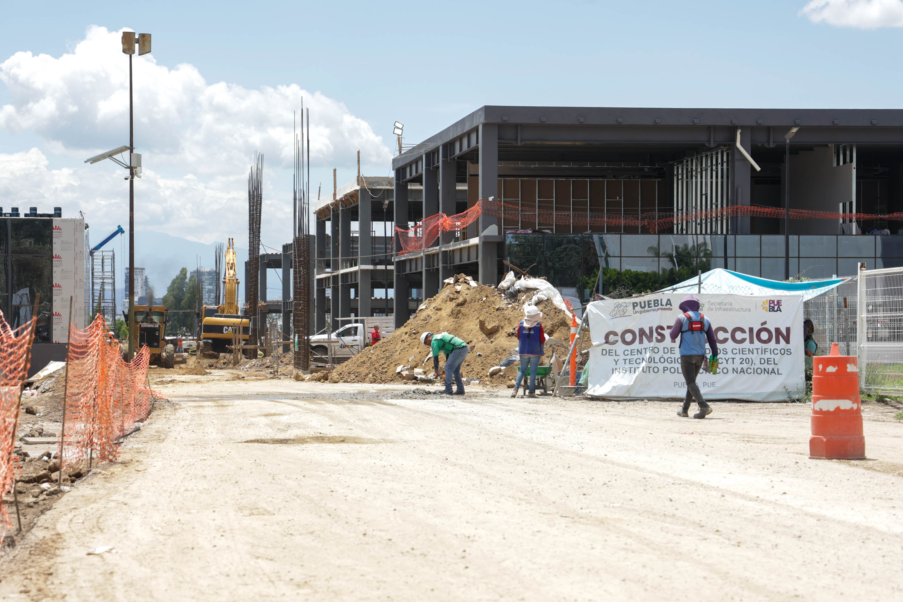 Gran avance en construcción del IPN en Puebla