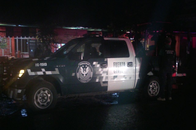 Fuerza Civil de Veracruz ingresa a Puebla y amenaza a policías