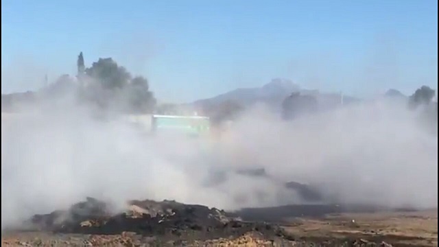 Afectan dos incendios la zona boscosa de Tianguismanalco