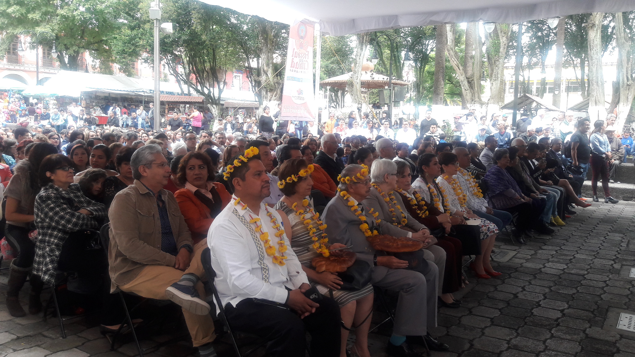 Alcalde defiende obras durante aniversario 156 de Huauchinango