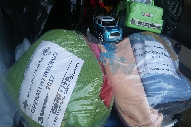 Realiza Cruz Roja de Zacapoaxtla colecta de ropa y juguetes