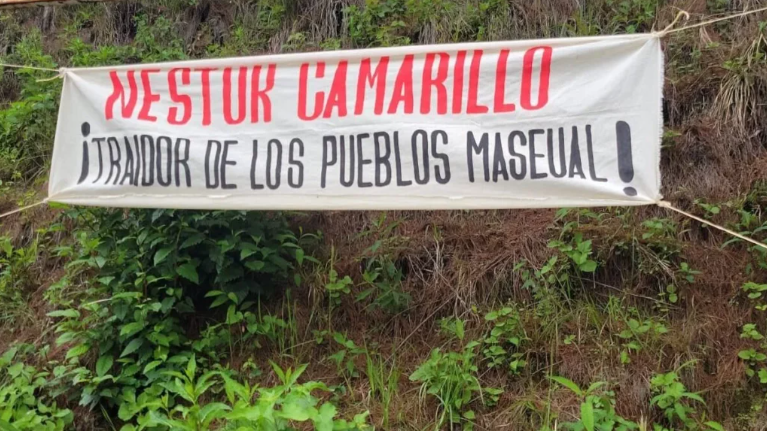Pueblos originarios de la Sierra Norte se oponen a senaduría de Néstor Camarillo 