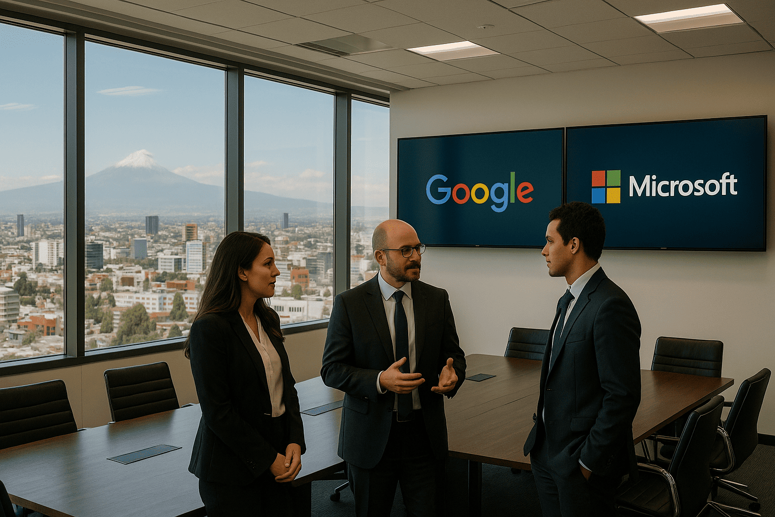 Puebla busca atraer a Amazon, Google y Microsoft a San José Chiapa
