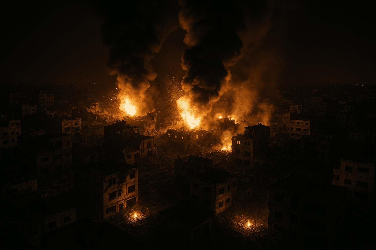 Israel anuncia intensificación de ataques en Gaza y prepara desplazamiento masivo