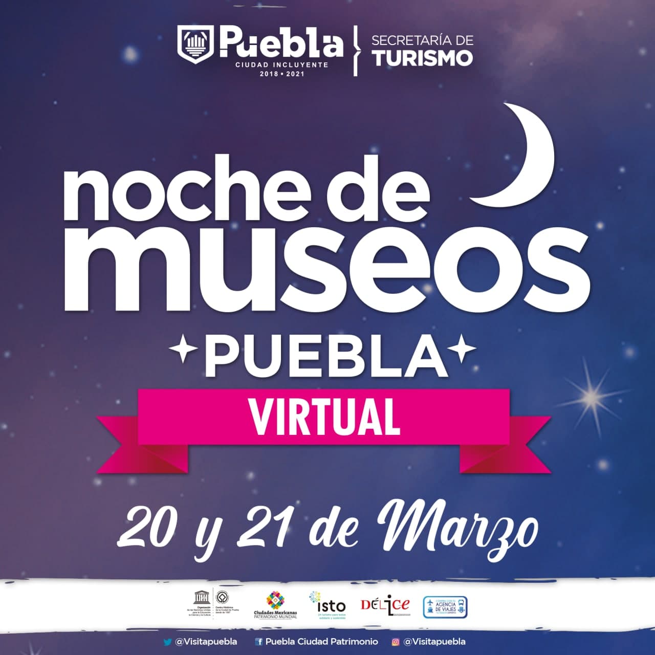 Turismo Municipal invita a la Segunda Edición de Noche de Museos Virtual