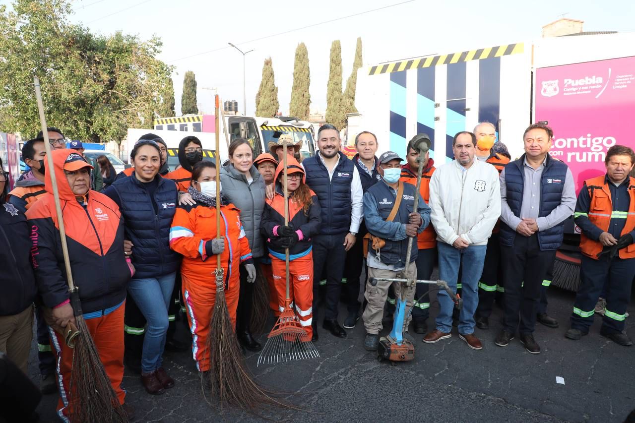 Se han limpiado 20 mil kilómetros de calles en Puebla capital