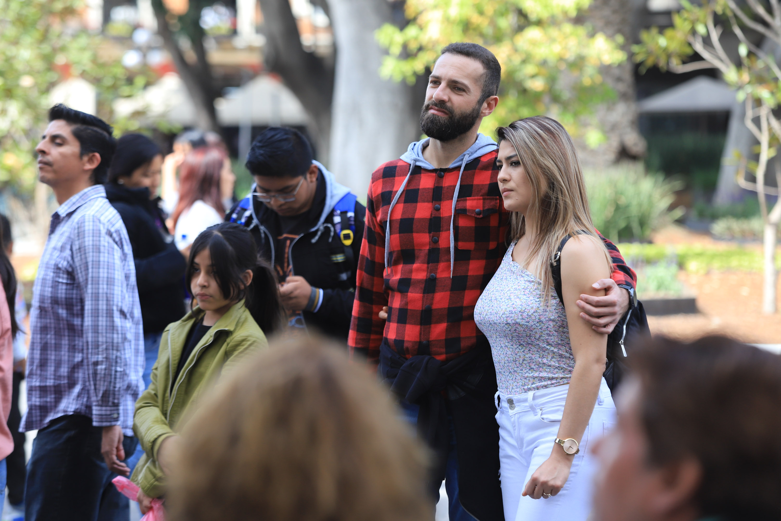 Así demostraron los poblanos el Día Internacional del Abrazo