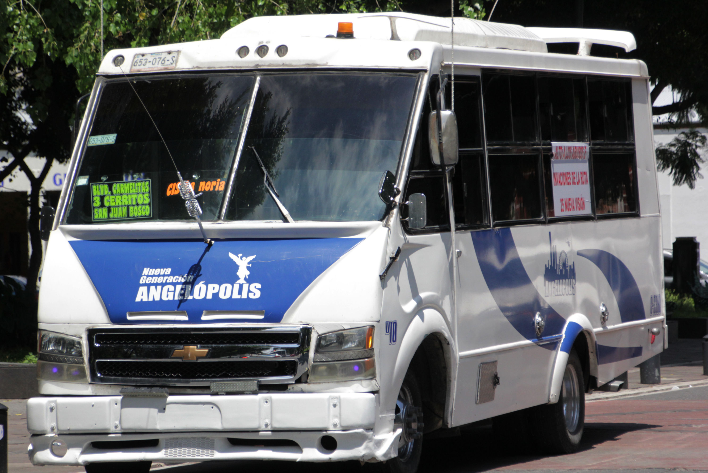 Conflicto en transporte público al sur de Puebla por irregularidad de AC: SMT