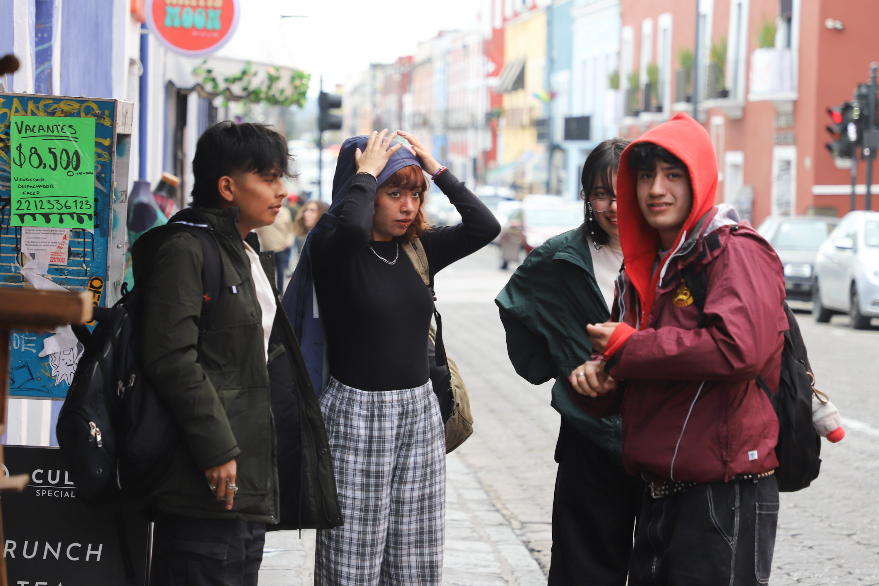 VIDEO Poblanos se arropan por frente frío número 5