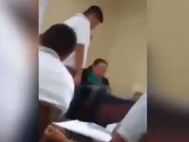 VIDEO Cállate o te mato, la amenaza de una maestra a estudiante 