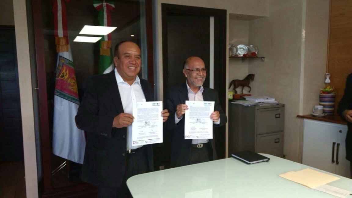 Firman convenio Tecnológico de Tepeaca y Politécnica de Tlaxcala