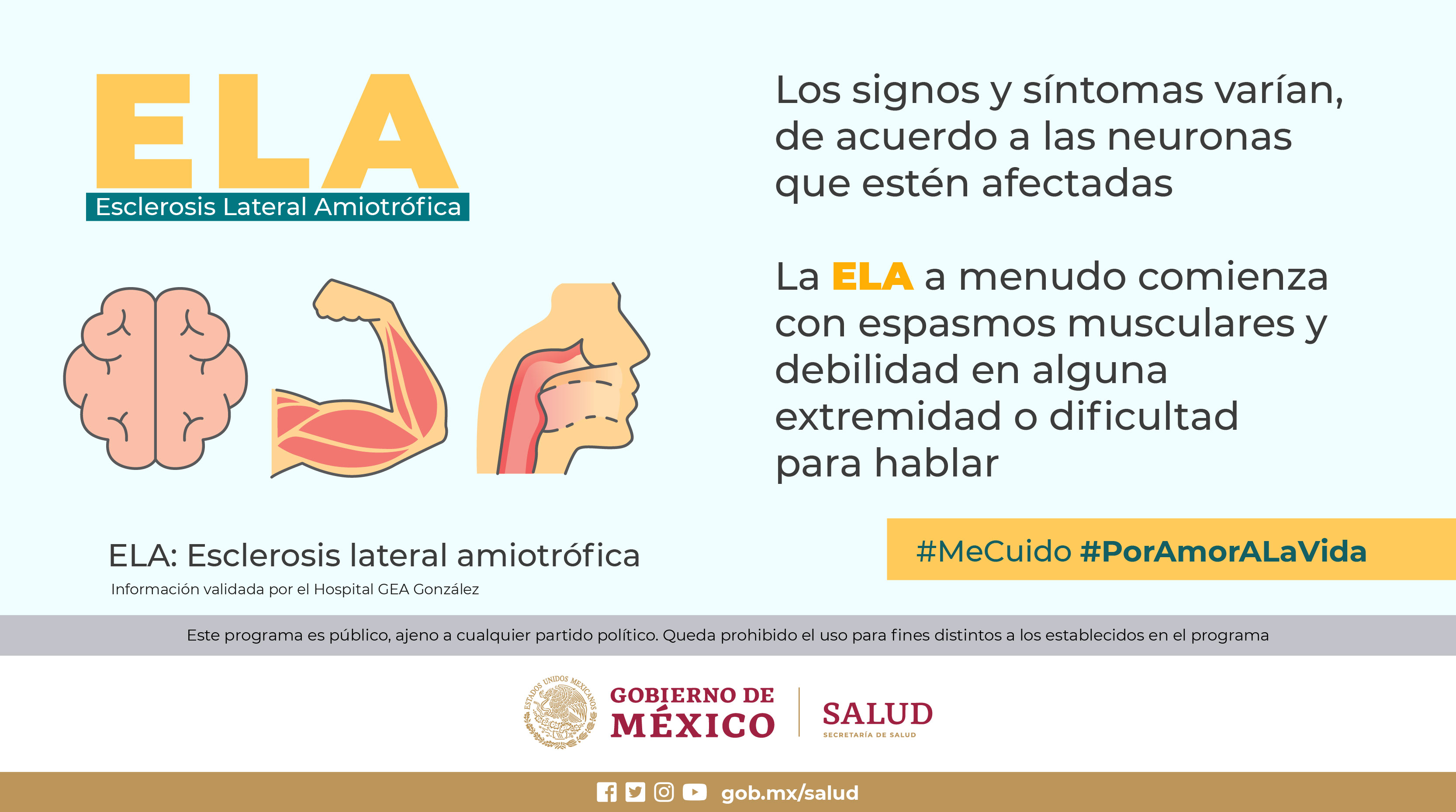 Mutación genética, responsable de entre 5 y 10% de casos de esclerosis lateral amiotrófica
