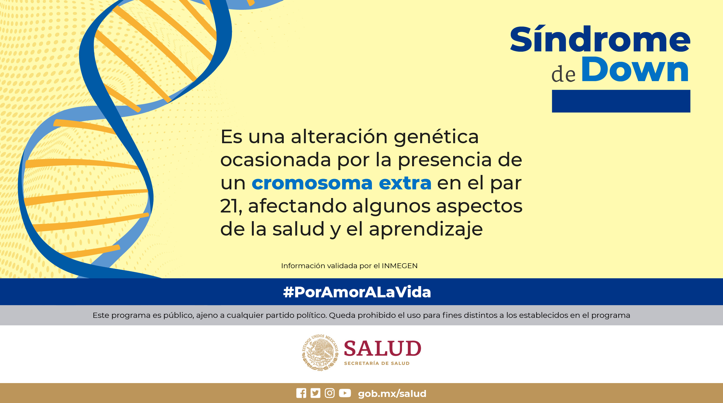 Con adecuada atención médica, personas con síndrome de Down pueden vivir hasta 65 años