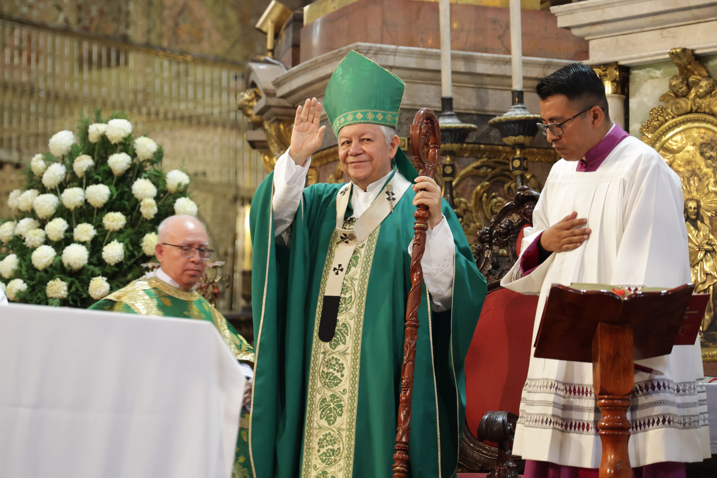 Zacapoaxtla recibió la visita de Monseñor Víctor Sánchez Espinoza 