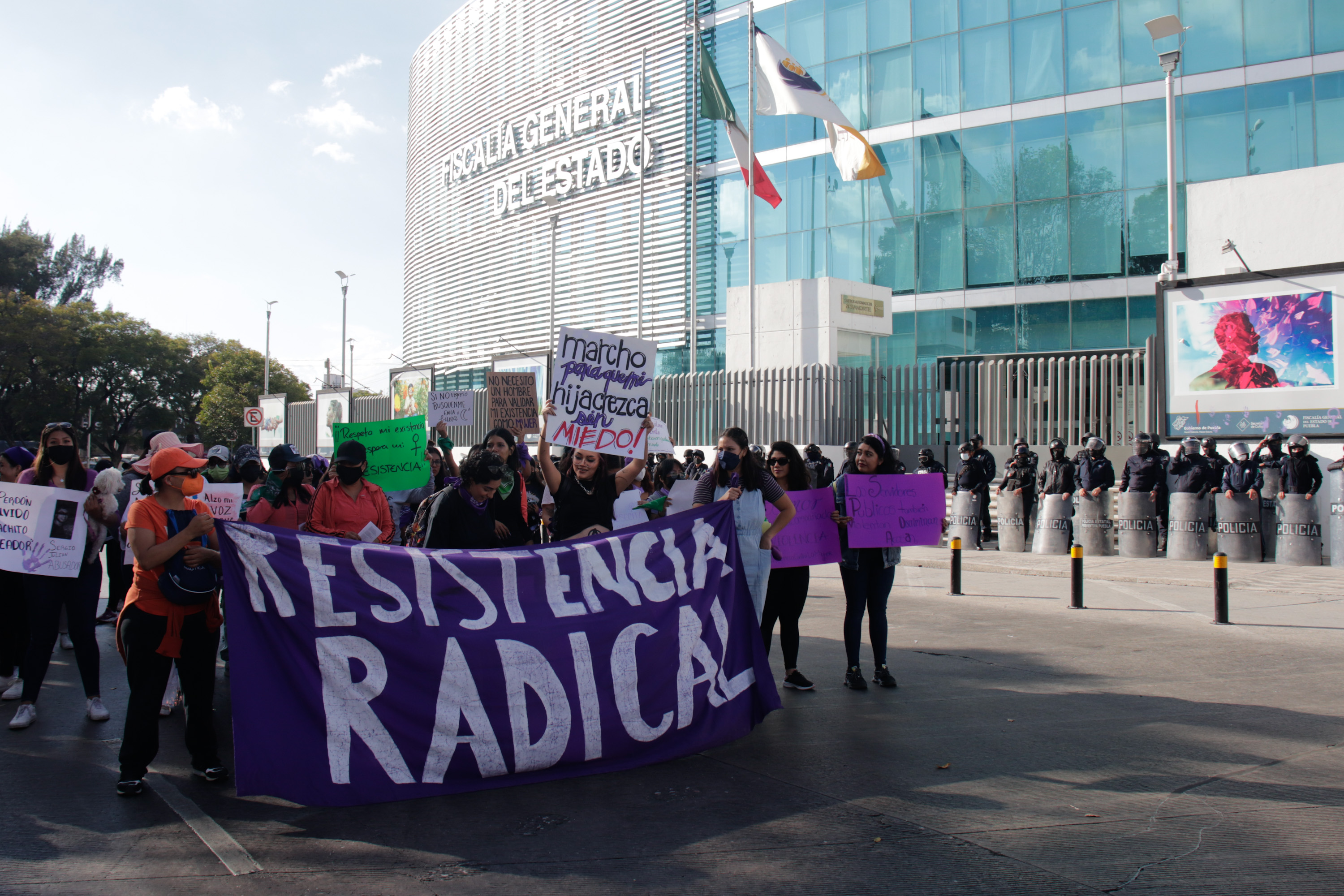 Estas son las marchas para el 25N en Puebla