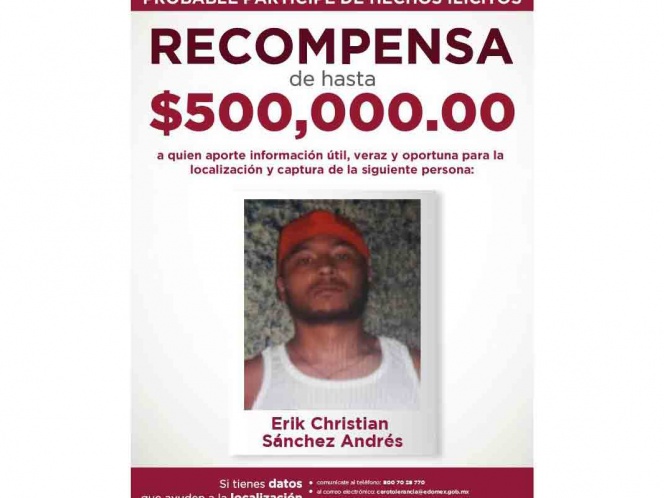 Ofrecen recompensa para ubicar a homicida de alcalde de Chalco