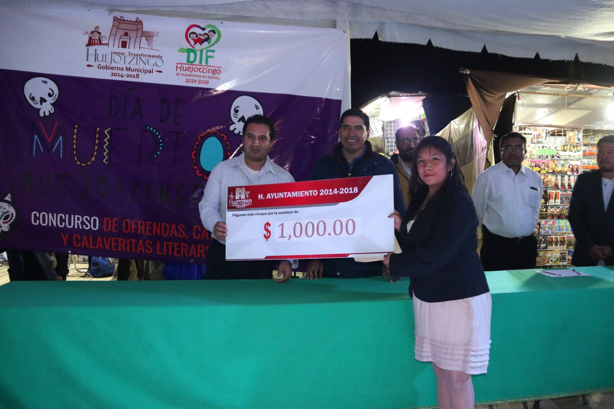 DIF organiza concurso por temporada de muertos en Huejotzingo