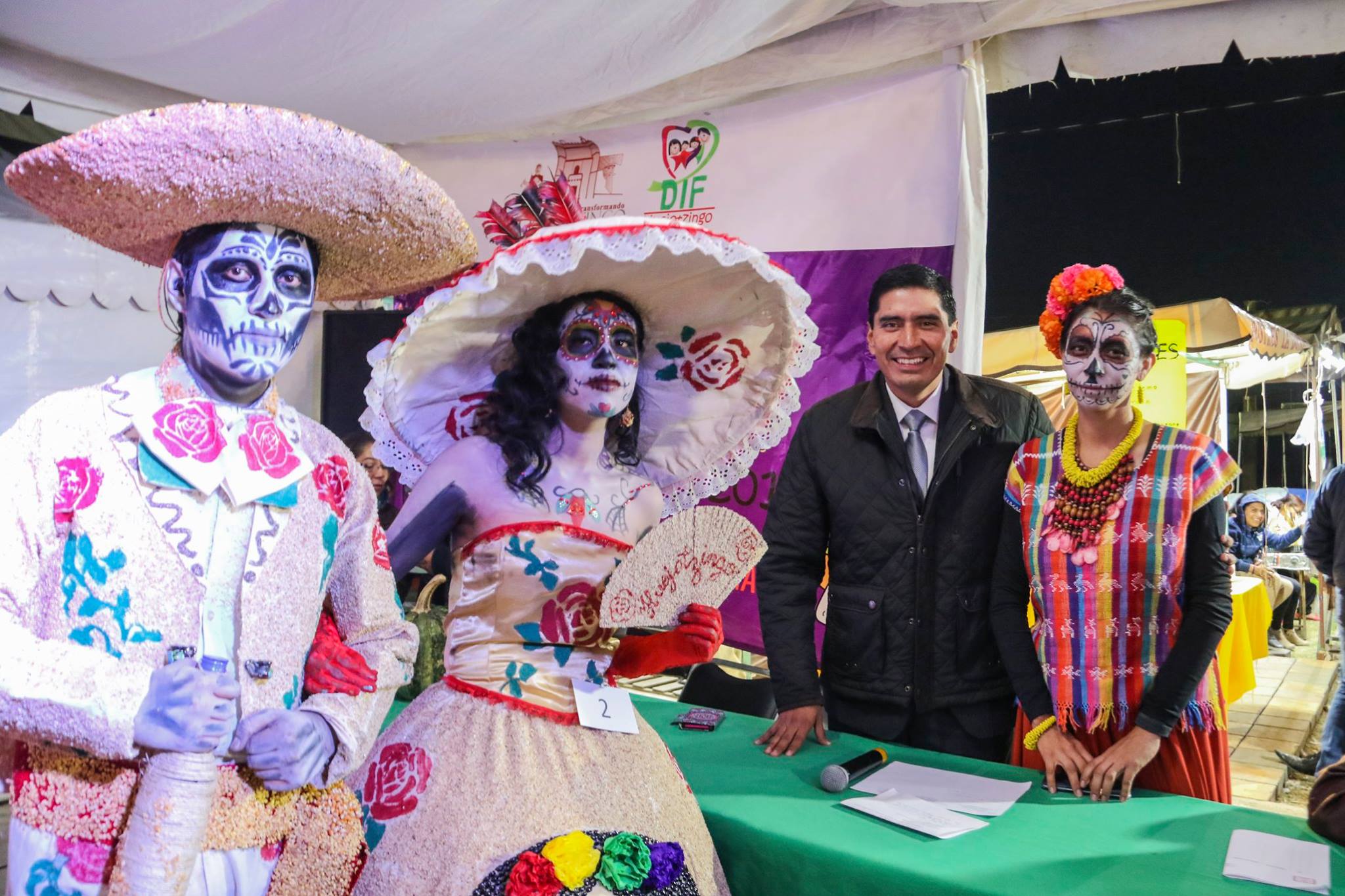 DIF organiza concurso por temporada de muertos en Huejotzingo